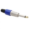 kenable 6.35mm PRO METAL Mono Jack Plug & Strain Relief