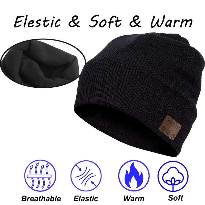 FashionLive Wireless Hat Music Beanie for Men Women Music Beanie
