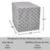 New World Pet Products Dog Crate Cover Featuring Teflon Fabric