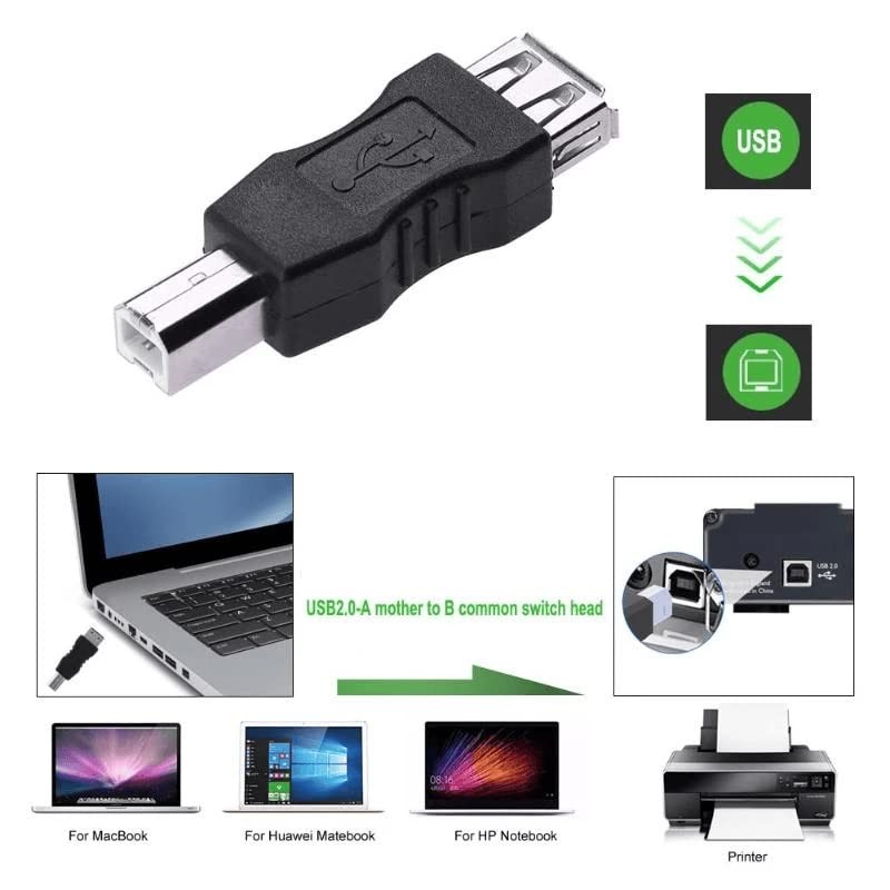 CABLEPELADO Adapter USB Type A Female to Type B Male