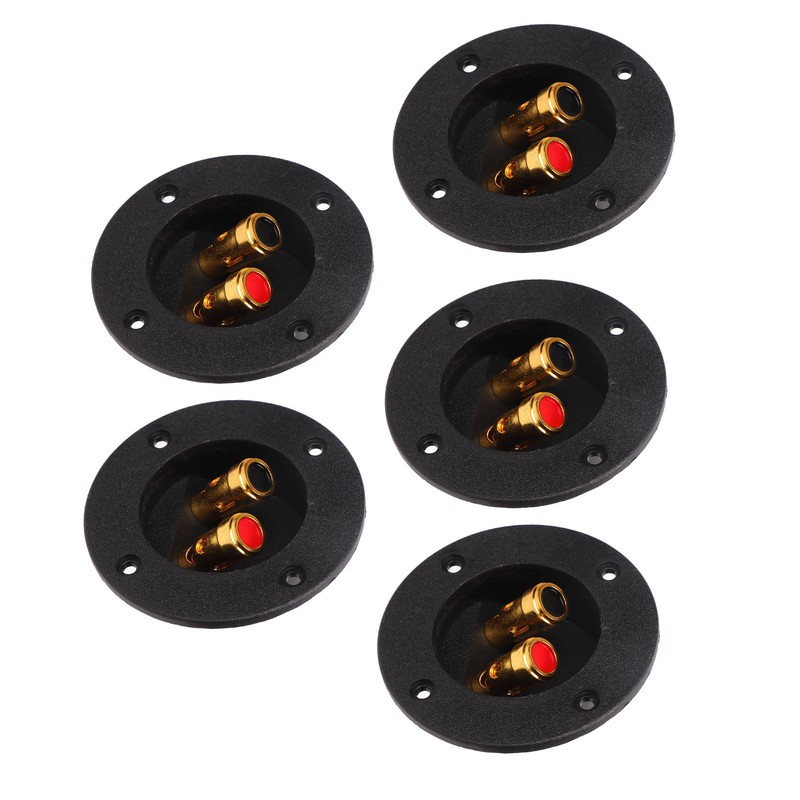5Pcs 2 Way Stereo Speaker Box Terminal Cup Double Binding