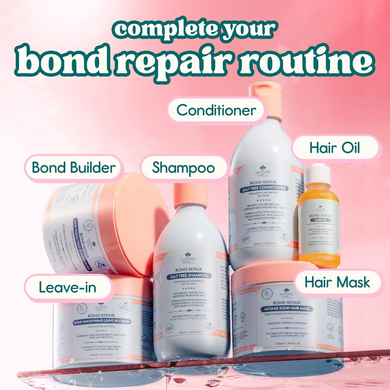 Nature Spell Bond Repair Conditioner, Protects & Repairs, Vegan, 300ml