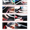 FOVNOT Car Lip Skirt Protector 2.5m 98 Inch Rubber Protector