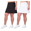 Inerzia 2 Pack Skorts Plus Size Skirts for Women High
