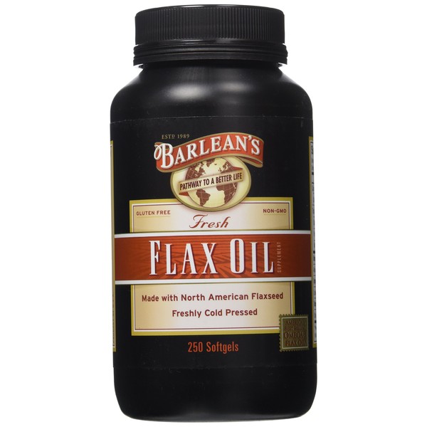 Pure Flax Oil, 250 Count softgels Bottle