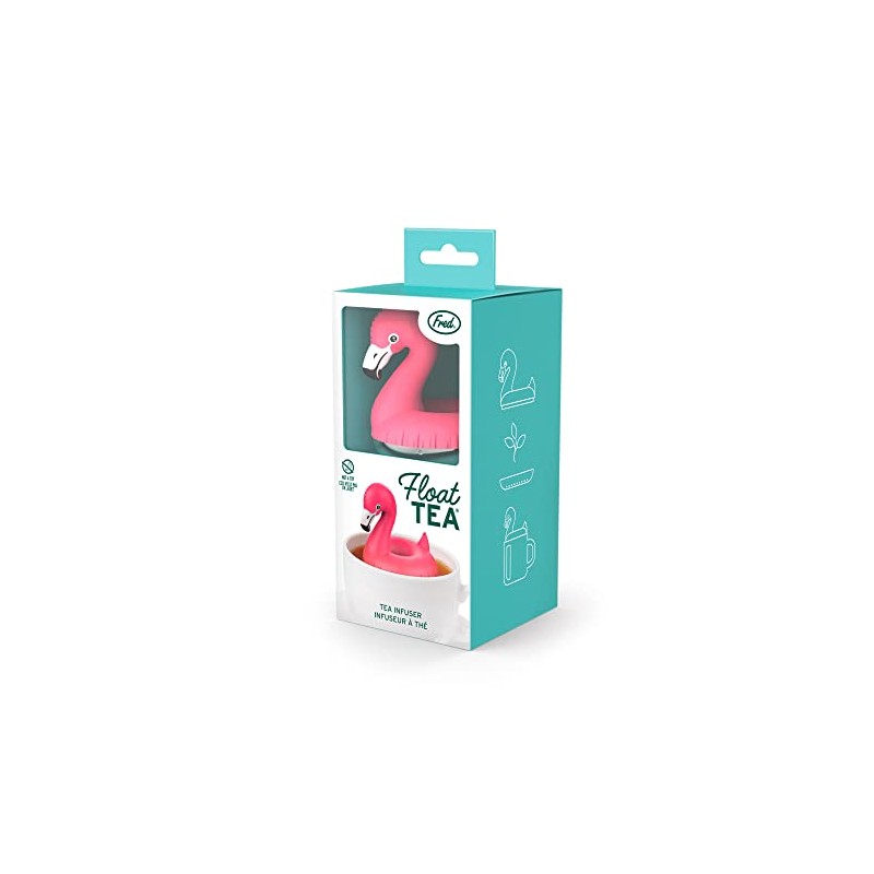 Genuine Fred Flamingo - Infusor de té flotador para piscina,