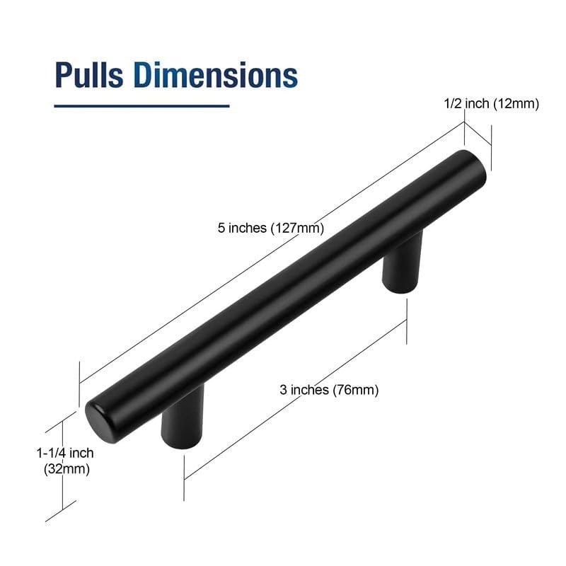 JOY DECOR 30 Pack 5 Inch Cabinet Pulls Kitchen Cabinet