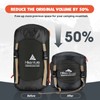 Hikenture Sleeping Bag Stuff Sack, Space Saving Compression Sack, Water-