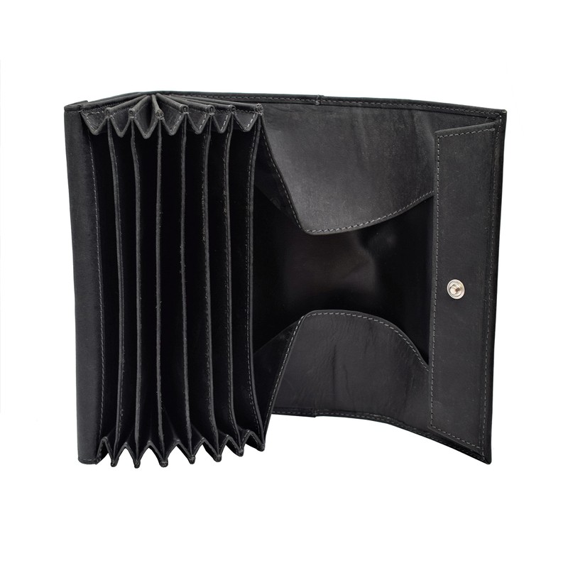 Menzo Real Leather Waiter's Wallet, Waiter's Bag, Waiter's Bag, black