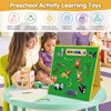 AKAYOK Foldable Felt Board for Toddlers Flannel Board Stories for