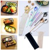 [Carry your chopsticks or straws!] Chopsticks Purse Drawstring Bag, Solid
