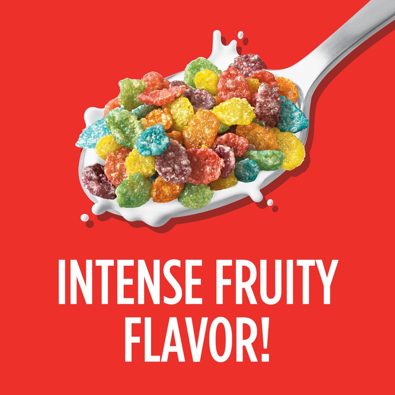 Marshmallow Fruity PEBBLES Breakfast Cereal for Kids, Gluten Free, Made