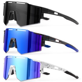 DioKiw 3PACK Polarized Kids Sunglasses Youth Softball Cycling Sports Sun Glasses Boys Girls UV400 Protection Goggles