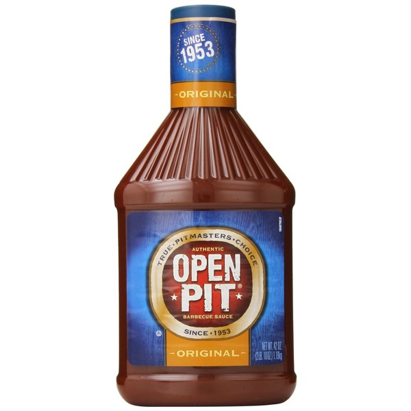 Open Pit Blue Label Original Barbecue Sauce, Value Size, 42 oz. (Pack of 6)