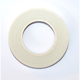 FLOWERS FOR LOVE Florist Tape, 12mm Wide, Waterproof Crepe Paper, 27M Roll: (White, 2 Pack)