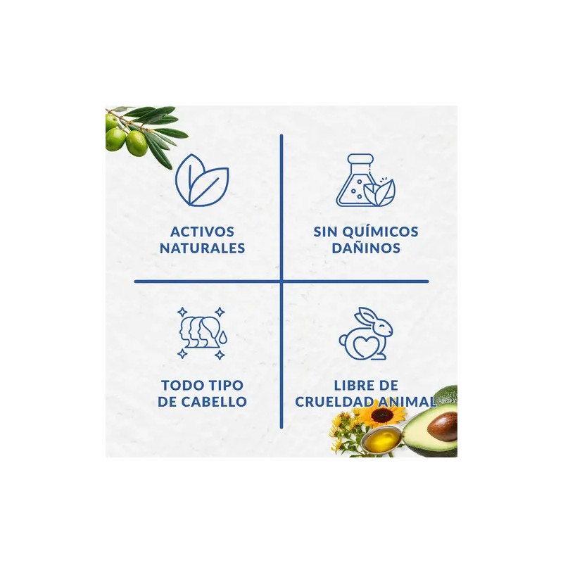 Mascarilla Para El Cabello Aceites Naturales 180 Ml