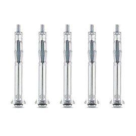 20 pcs Molly Bolts, M4*60 Metal Drywall Anchors, Zinc Plated Steel Molly Bolt for Plaster Walls, Toggle Anchors (M4*60)