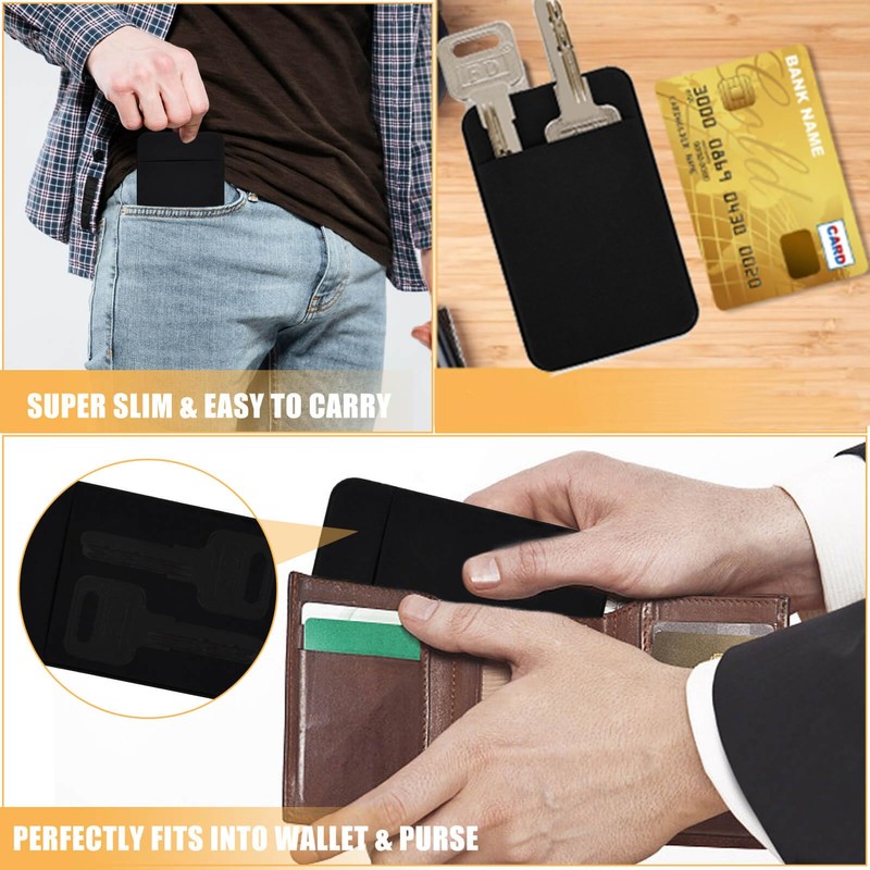 Wallet Key Holder, Key Sleeve Ultra Thin Slim Card Key