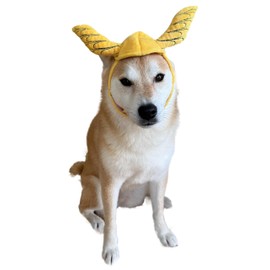 ComfyCamper - Disfraz de alas aleteantes amarillas para perros XS XXL Mercury Gods, Cosplay Halloween, M