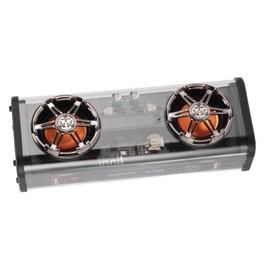 Portable Bluetooth Speaker, Transparent Wireless Speaker with Colorful Lights, Bluetooth Subwoofer with Dual Speakers, Loud Stereo Sound, Rich Bass, for Home, Party, Travel (Black)