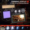 TRQWH Auto Darkening Welding Hood Helmet Light True Color &