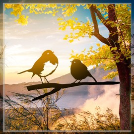 Friendship Metal Bird, Robin Garden Ornament Metal Birds for Garden Metal Garden Ornaments for | Home | Tree Art