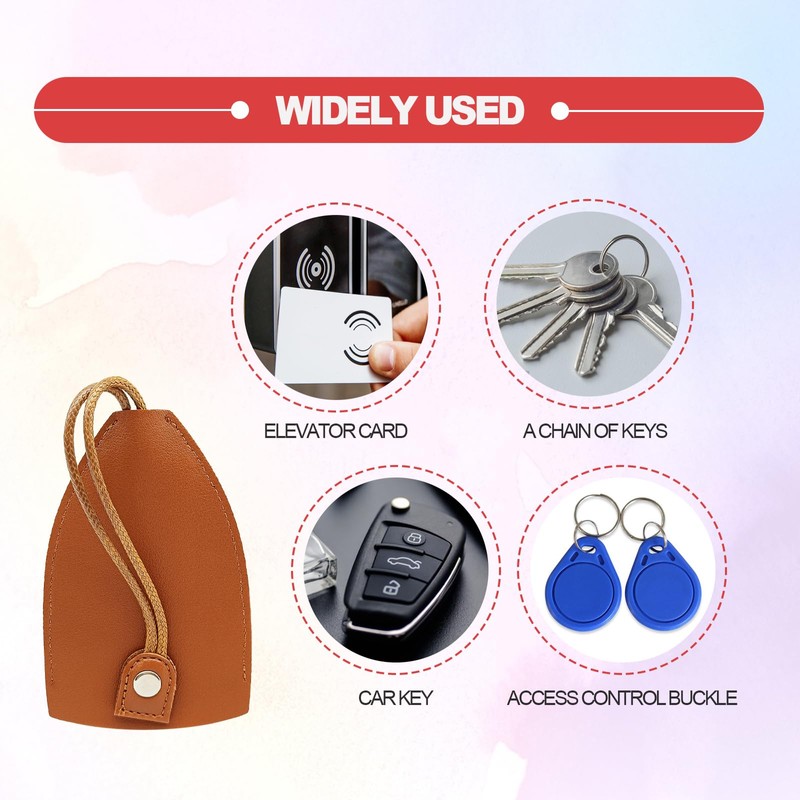 2PCS reative Pull-Out Key Case Cover - Car Key Pouch
