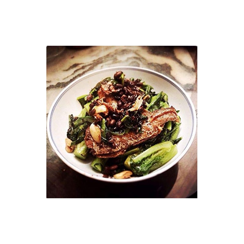 Dace (Fried & Whole) w/ Salted Black Bean in Oil