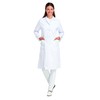 Leiber 08/491 Women's 1/1 Sleeve Coat, White, 48