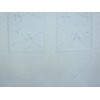 Clever-Kauf-24 Hardanger Bistro Curtain Embroidered White Height 60 cm