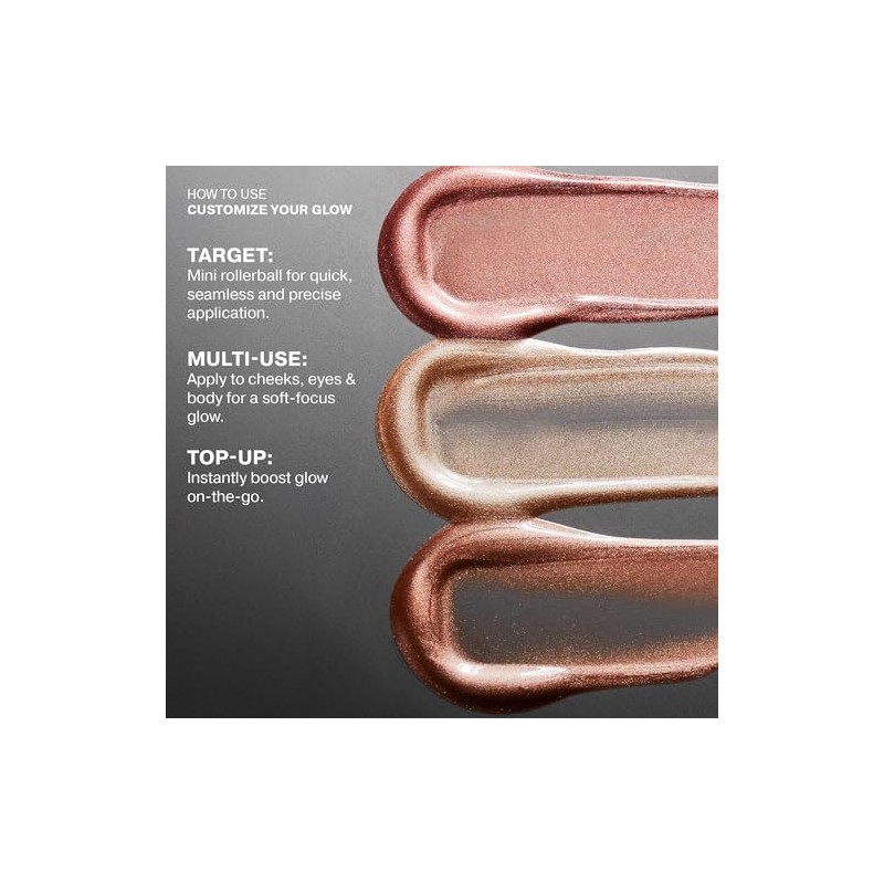 Rollaway Glow Liquid Highlighter - Champagne Chic by Iconic London