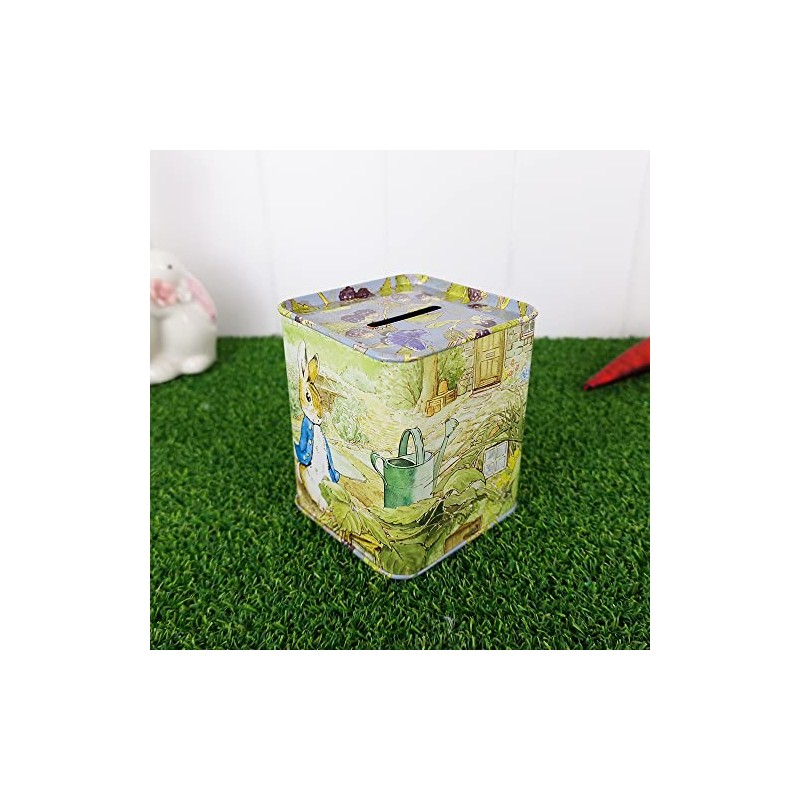 Crafty Capers Peter Rabbit Tin Money Box | Piggy Bank