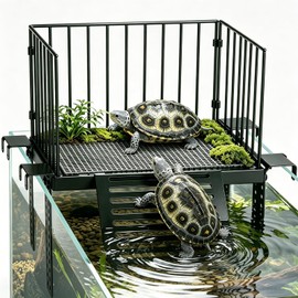 LEDXLIRBH Turtle Basking Platform with Ramp, for 10-30 Gal Tank