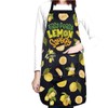 CENWA Funny Easy Peasy Lemon Squeezy Summer Kitchen Adjustable Apron