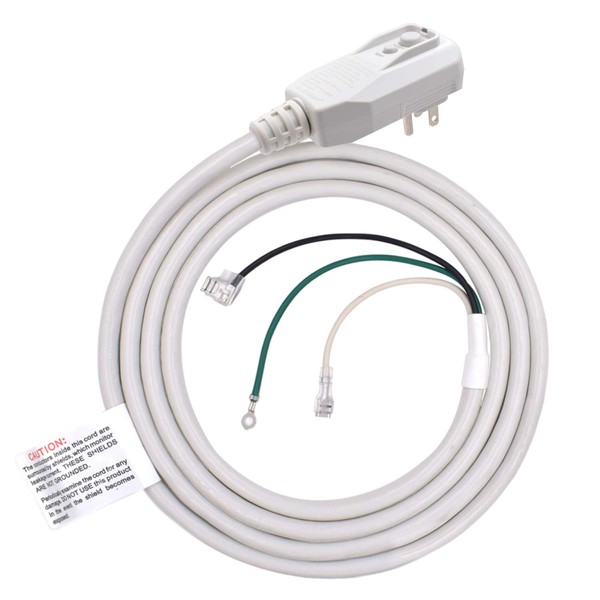 ELEGRP 0651513LY L15515 16AWG LCDI Cable de alimentación para aire acondicionado A/C, certificado E250451 UL, reemplazo del interruptor de detección de corriente de fuga, 120 VCA 13 Amp 1560 W 60 Hz NEMA 5-15P (paquete de 1)
