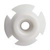 LQ Industrial 10PCS White Plastic Coil Claw Thread Spool Cone