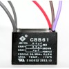 New Tech CEILING FAN CAPACITOR CBB61 2.5uf+3.5uf+4u