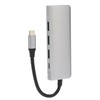 USB C Splitter Silver 5Gbps Speed Heat Dissipation Function Smart