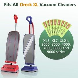 25 Packs Vacuum Bags for Oreck Type CC, Compatible with All Oreck XL Upright Vacuum Cleaner - Replaces Part # CCPK8DW