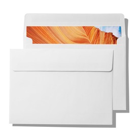 Pack It Chic - 4” X 6” Envelopes (110 Count) White A6 Envelopes for Invitations, Postcards, Weddings, Photos, Letters, and Papers - 4 3/4" X 6 1/2"