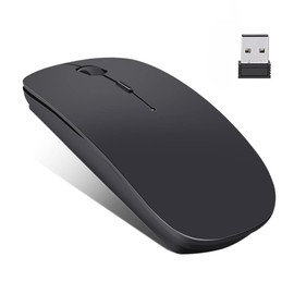 Wireless Mouse,Slim Portable Wireless Mouse for Laptop DPI Optical with 3 Adjustable Levels & USB Nano Receiver Pc Mouse Laptop Mice Computer Accessories for Laptop,Computer,Pc,Desktop,Notebook