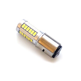 S2 12V Super Bright LED Headlight bulb 5-sided for Chinese Scooter & ATV 50cc 150cc 250cc for TAO Znen Jonway Tank Baron etc 1-pack