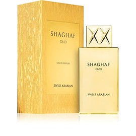 Swiss Arabian Shaghaf Oud Eau de Parfum Unisex 75ML - Eine luxuri√∂se Duftkomposition aus Safran, Oud, Rose, Praline & Vanille - K√ºhnes & zeitloses orientalisches Aroma
