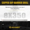 HSAWBIT 8mm x 350mm LONG SDS MASONRY DRILL BIT, TUNGSTEN