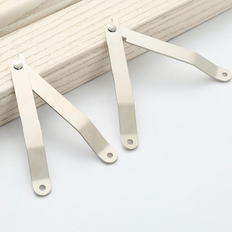 4 Pcs Cupboard Hinges Close Stay Hinge Folding Shelf Hinges