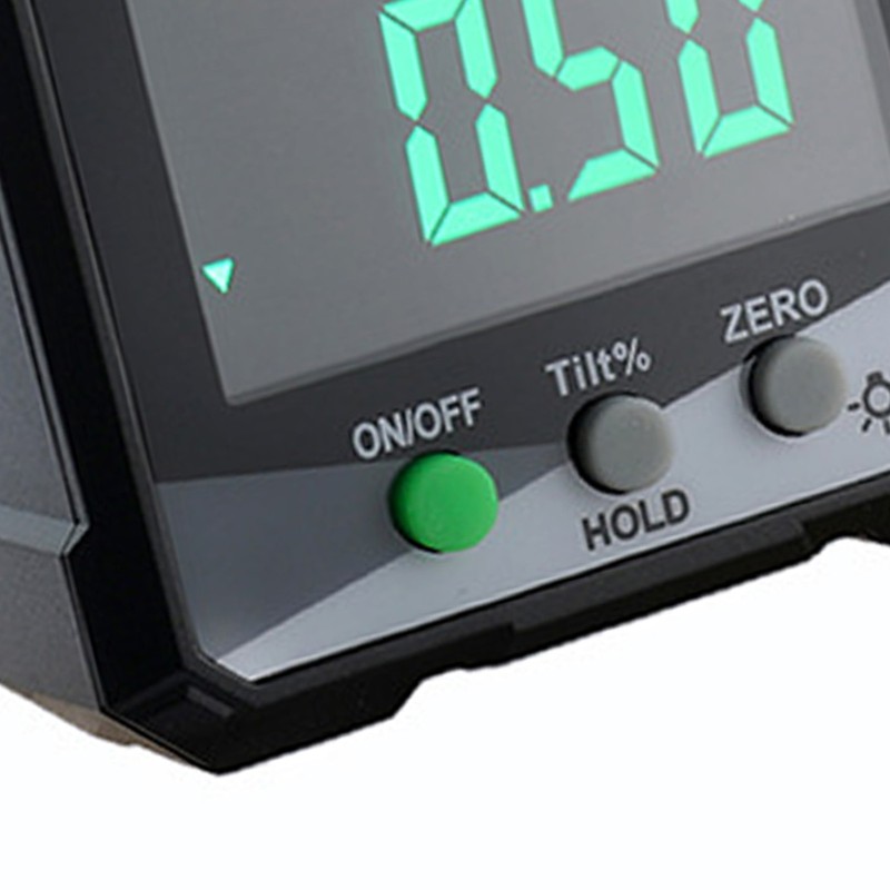Digital Inclinometer 4x90° Measurement IP54 LCD Screen Magnetic Digital Display