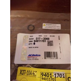 ACDelco (OE) GM OEM  6.6 LITER  DIESEL FUEL INJECTOR NOZZLE NIPPLE O-RING SEAL 94011701