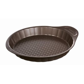 Pyrex asimetriA Metal Easy-Grip Flan pan 27 cm, Brown, 1