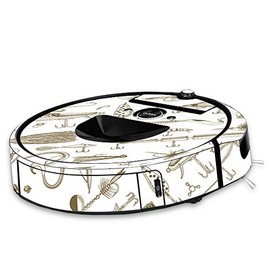 MightySkins Skin Compatible with iRobot Roomba i7 Robot Vacuum - Retro Lures | Protective, Durable, and Unique Vinyl Decal wrap Cover | Easy to Apply, Remove, and Change Styles | Made in The USA