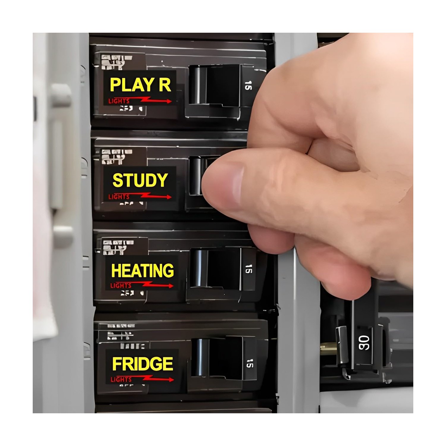 Electrical Box Labels, Breaker Box Labels Stickers, Circuit Breaker ...